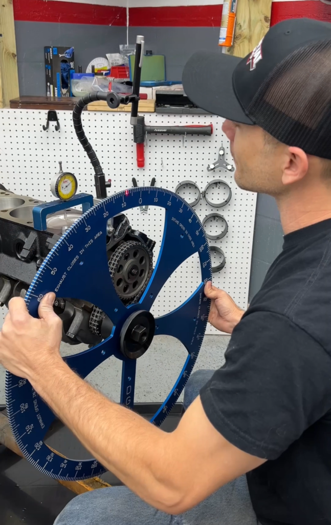 degreeing camshaft and verify intake lobe centerline